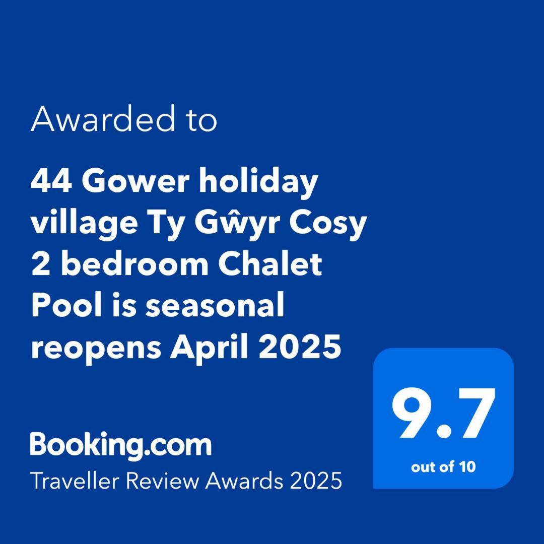 44 Gower Holiday Village Ty Gwyr Cosy 2 Bedroom Chalet Swansea Bagian luar foto